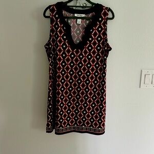 White House Black Market ladies tunic size L